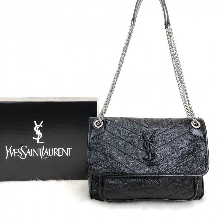 YVES SAİNT LAURENT NİKİ MEDİUM İN VİNTAGE LEATHER 